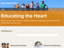 Tablet Screenshot of heartmindonline.org